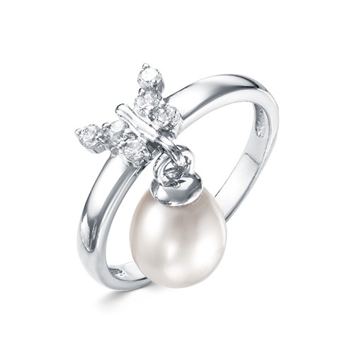 Кольцо из серебра 925 пробы с морской Австралийской жемчужиной 9-9,5 мм. Артикул 12338 Кольцо из серебра 925 пробы с морской Австралийской жемчужиной 9-9,5 мм. Артикул 12338